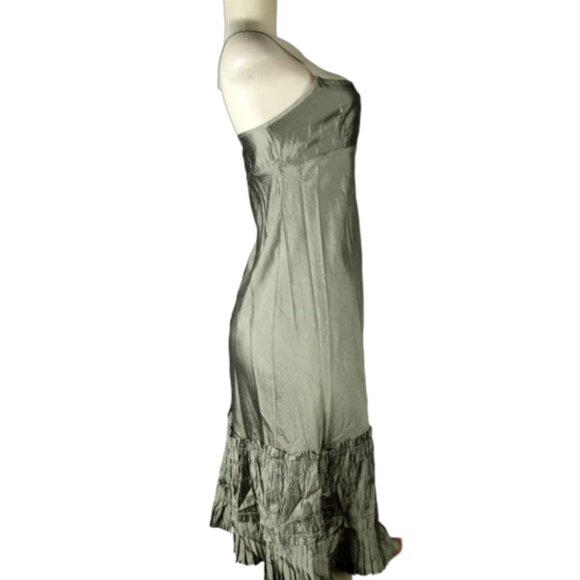 DOSA Knee-Length Silk Slip Dress - Picture 4 of 4